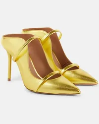 Malone Souliers Mules Maureen 100 in suede Oro