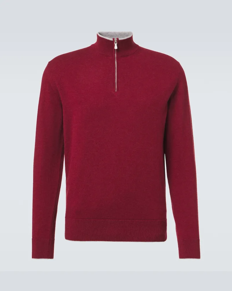 Eleventy Pullover in cashmere Borgogna