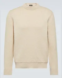 Ermenegildo Zegna Pullover in cotone Beige