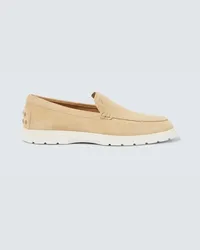 TOD'S Mocassini in suede Beige