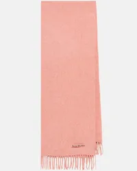 Acne Studios Sciarpa Canada in lana Rosa