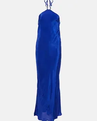 Alexandra Miro Maxi abito Asher con scollo Blu