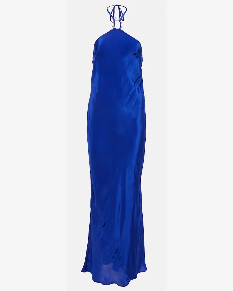 Alexandra Miro Maxi abito Asher con scollo Blu