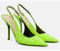 Gucci Pumps slingback Gucci Signoria in vernice Verde