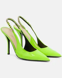 Gucci Pumps slingback Gucci Signoria in vernice Verde