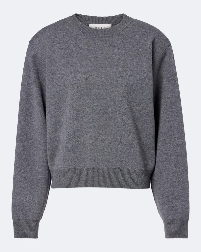 Róhe Róhe Pullover in misto lana e cashmere Grigio