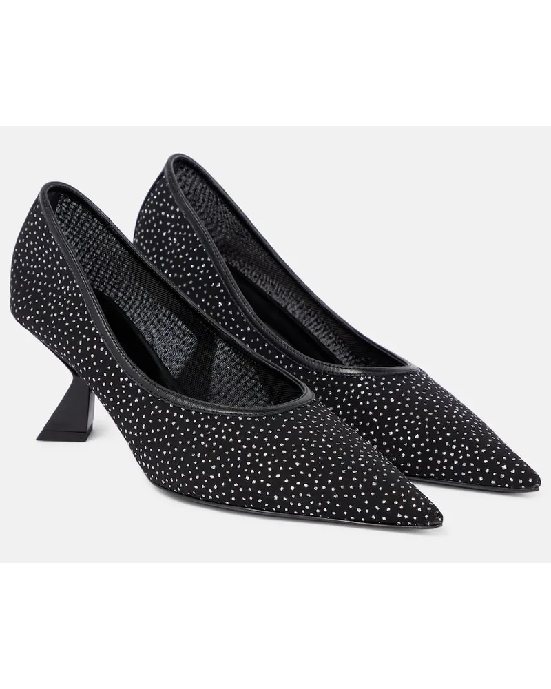 Nensi Dojaka Pumps in mesh Nero
