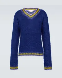 Marni Pullover in misto mohair Blu