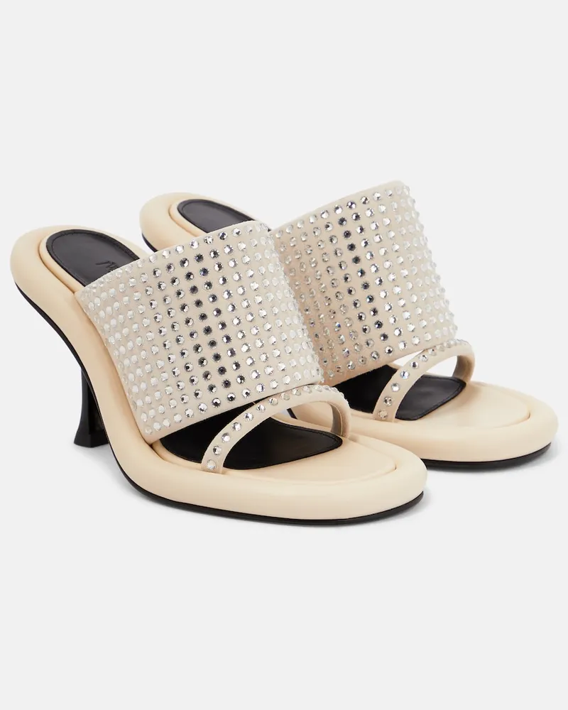 J.W.Anderson Sandali Bumper Tube in pelle Beige
