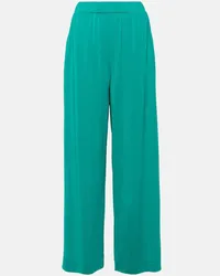 Max Mara Pantaloni Ring in crêpe di jersey Verde