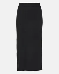 Max Mara Leisure - Gonna midi Orosei in maglia Nero