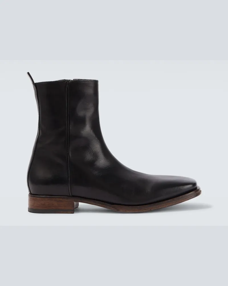 Acne Studios Stivaletti Bebe in pelle Nero