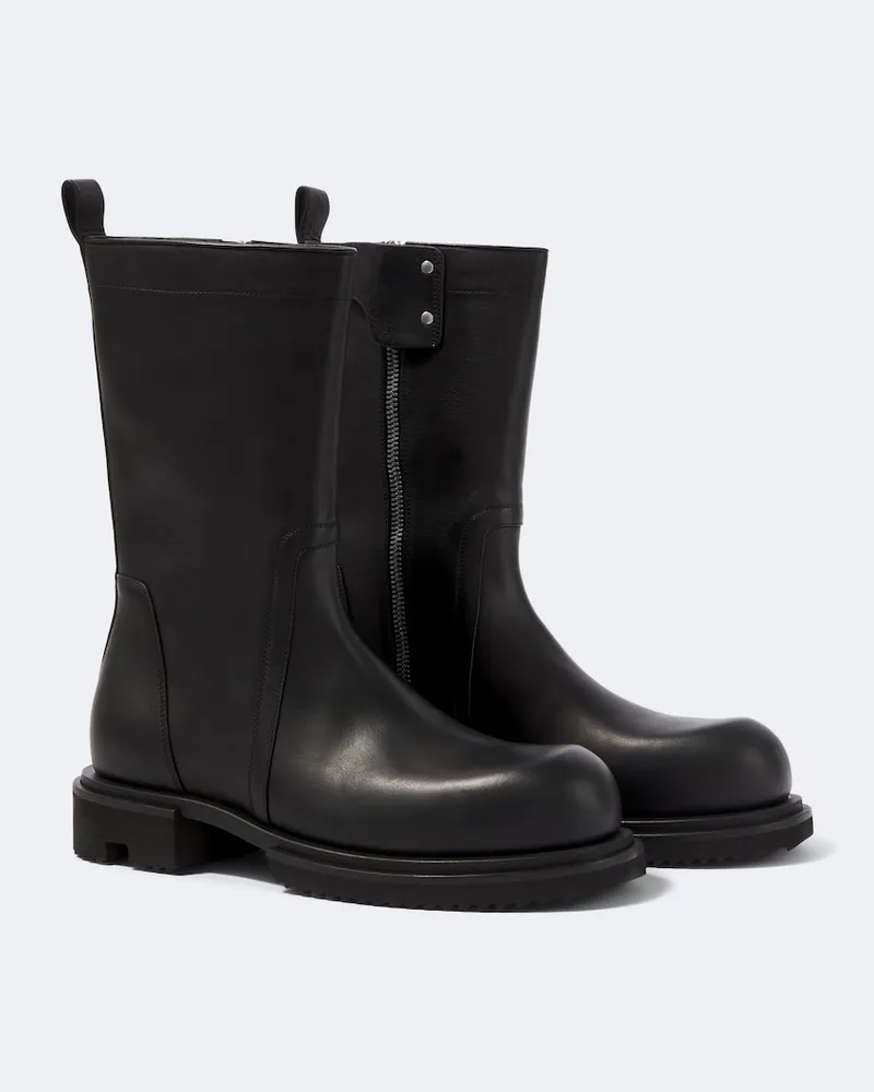 Rick Owens Stivali Creeper Gabe in pelle Nero