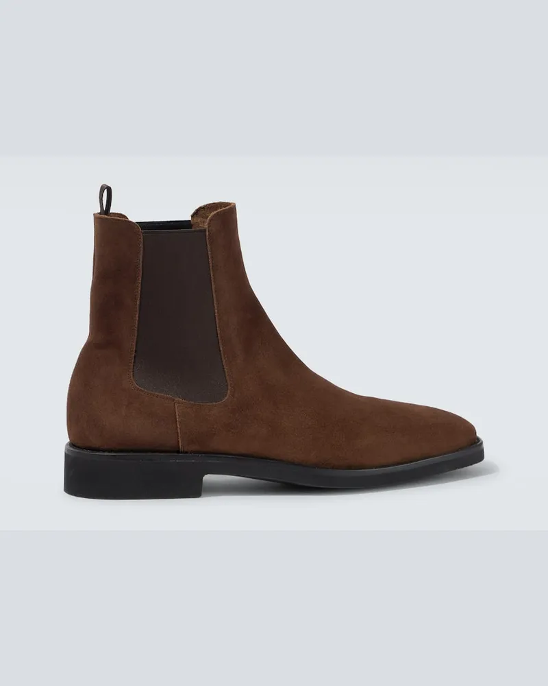 Tom Ford Stivaletti Chelsea in suede Marrone