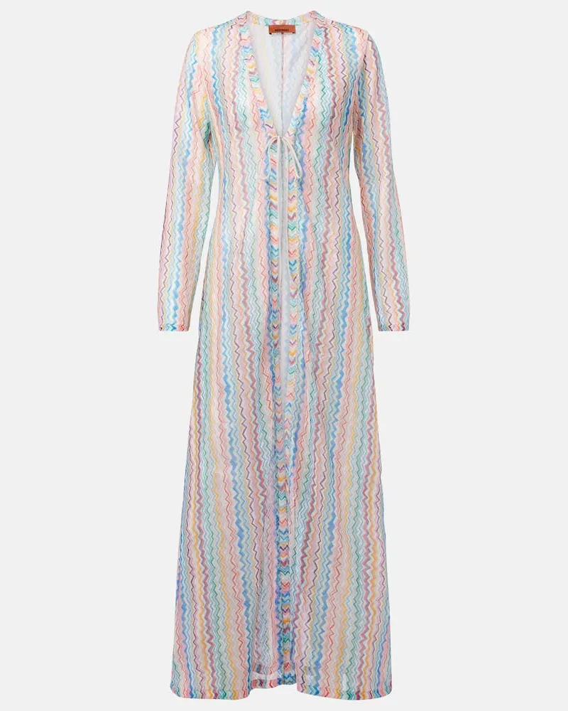 Missoni Copricostume a zig-zag Multicolore