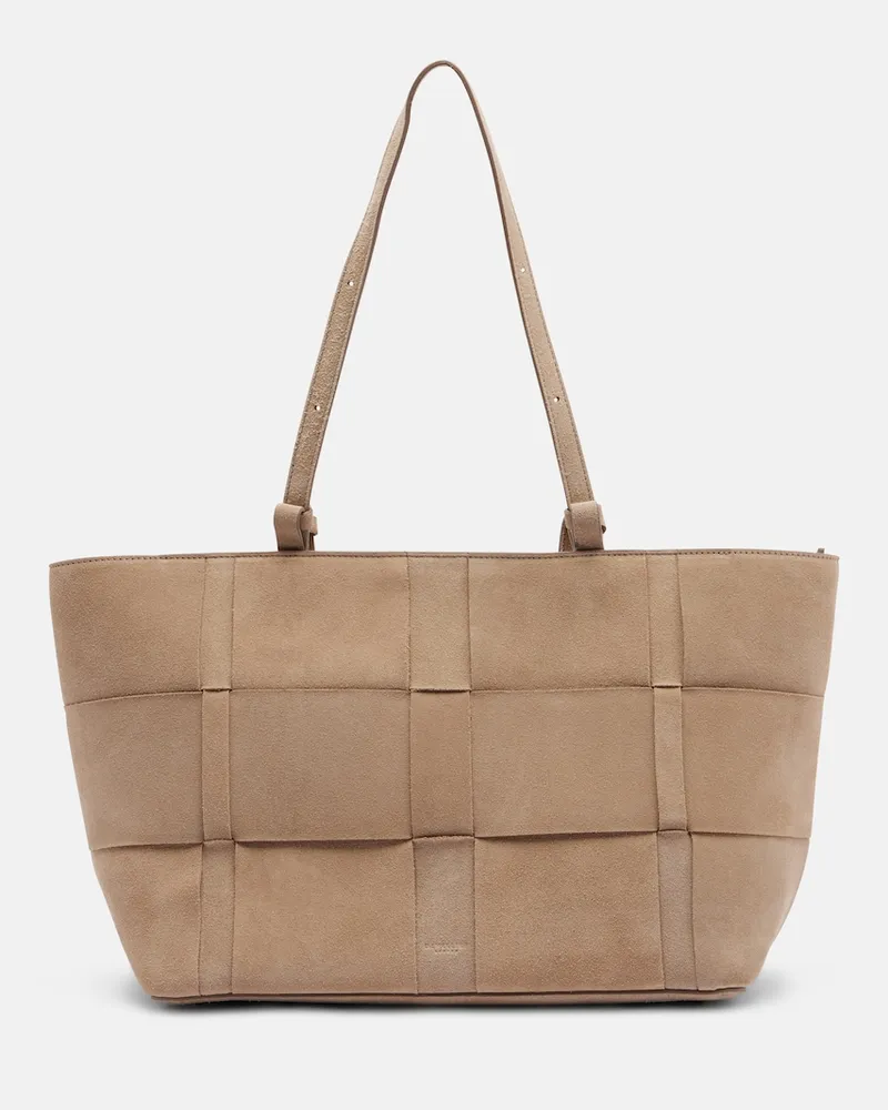 DeMELLIER Shopper Florence Large in suede Beige