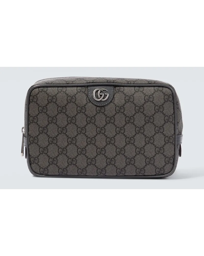 Gucci Beauty case in canvas GG Grigio