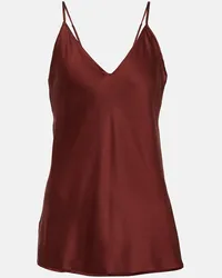 Max Mara Leisure - Camisole Lucca in raso Rosso