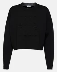 Loewe Pullover Anagram in misto lana Nero