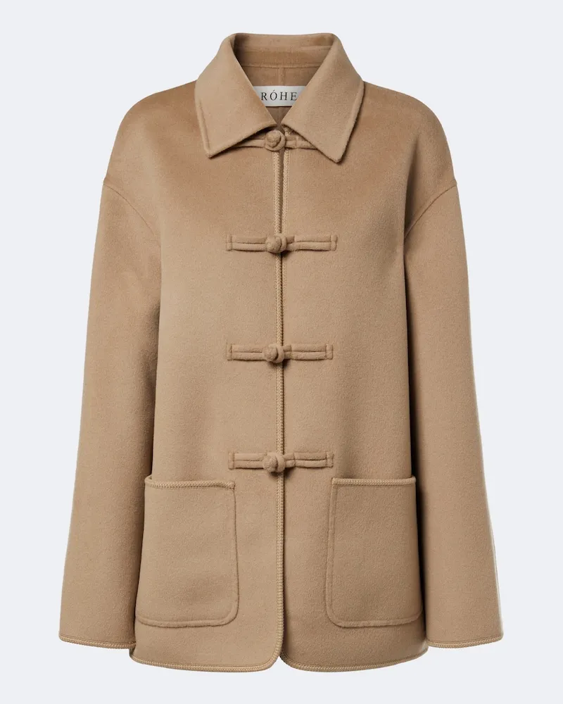 Róhe Róhe Giacca in lana e cashmere Marrone
