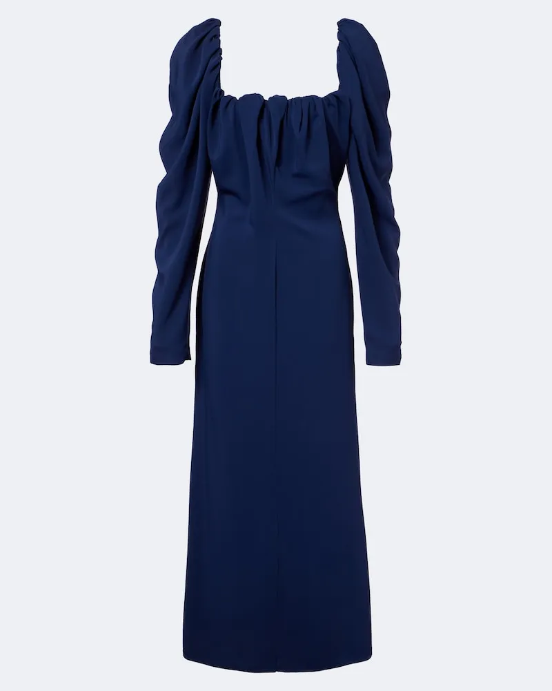 Vivienne Westwood Abito lungo in crêpe de chine Blu