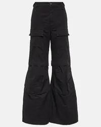 Balenciaga Pantaloni cargo in cotone Nero