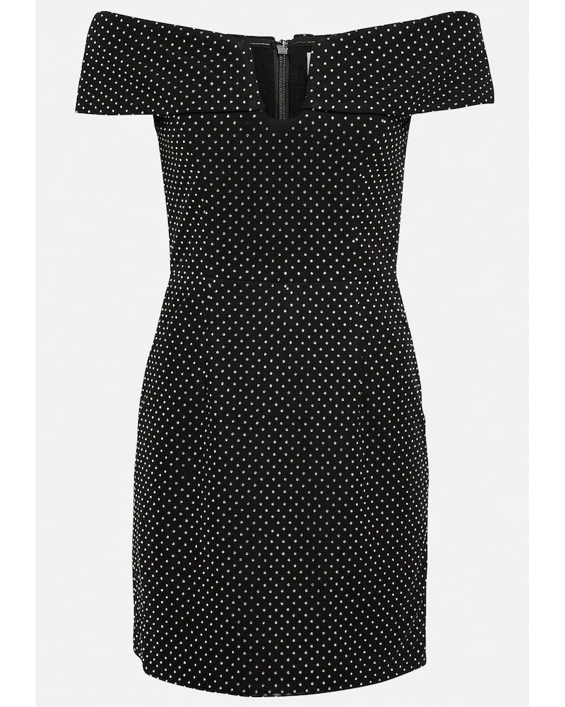 Rebecca Vallance Miniabito Last con scollo bardot Nero