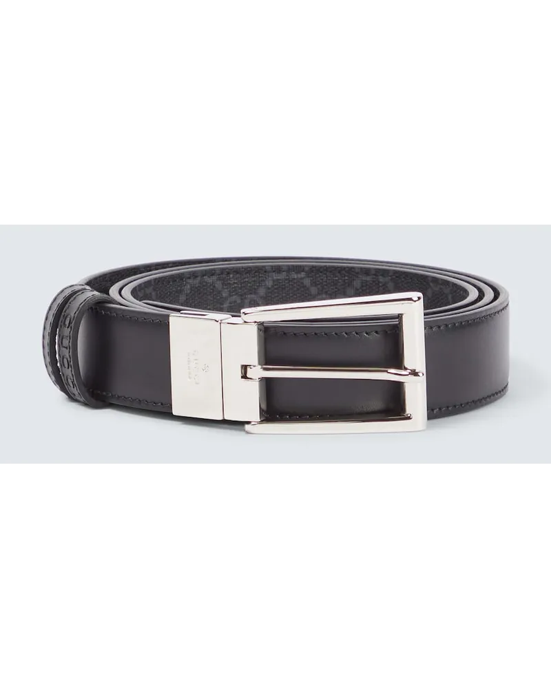 Gucci Cintura reversibile in pelle Nero