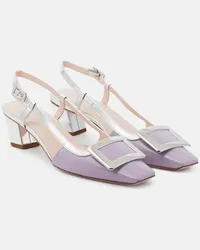 Roger Vivier Pumps slingback Belle Vivier in pelle Viola