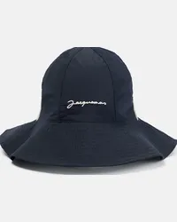 Jacquemus Cappello da pescatore Le Bob Pescadou Blu