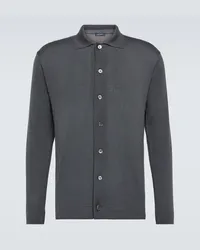 Thom Sweeney Polo in lana Grigio