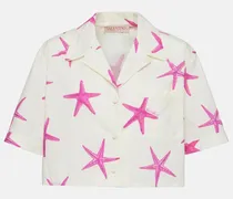 Camicia cropped Starfish in cotone