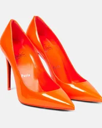 Christian Louboutin Pumps Kate 100 in vernice Arancione