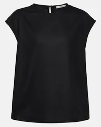 ASCENO Top Dasha in lana e cashmere Nero