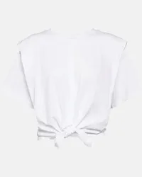 Isabel Marant T-shirt Zelikia in jersey di cotone Bianco