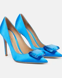 Gianvito Rossi Pumps Jaipur in raso Blu