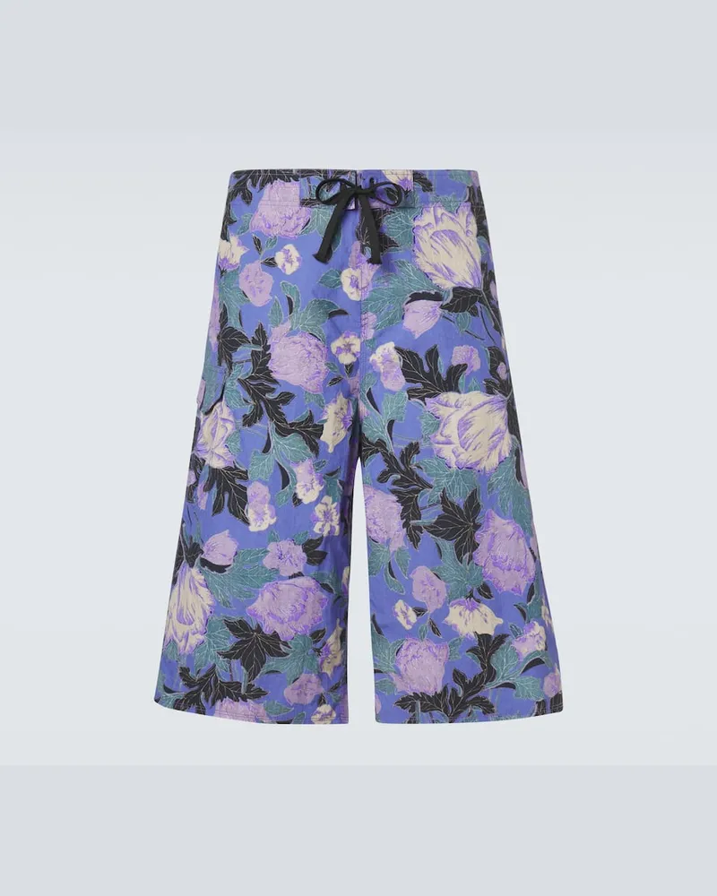 ERL Costume da bagno con stampa floreale Viola