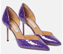 Pumps Up Town 85 in pelle stampata