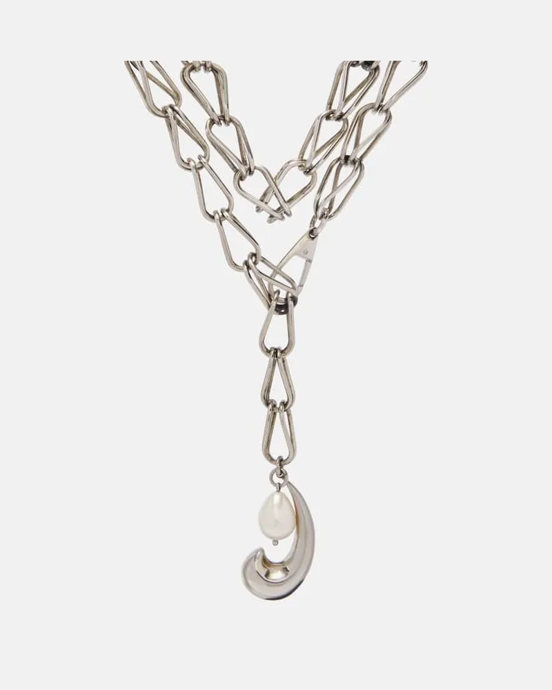 Etro Collana a catena con pendente Argento