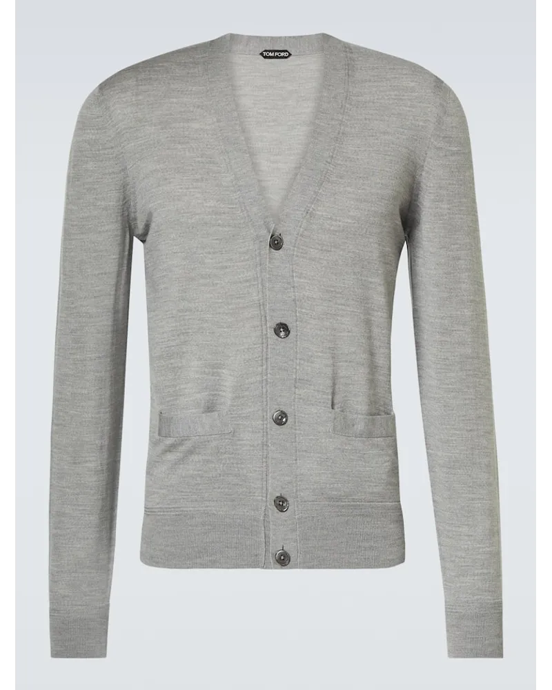 Tom Ford Cardigan in lana Grigio