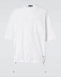 Comme des Garçons Comme des Garçons Homme T-shirt oversize in jersey di cotone Bianco