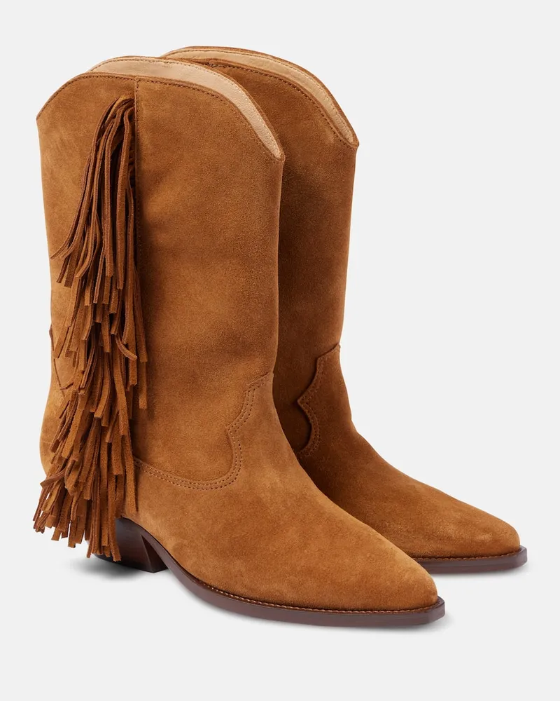Isabel Marant Stivali texani Duerto in suede Marrone