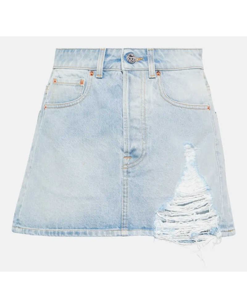 VETEMENTS Minigonna in denim Blu