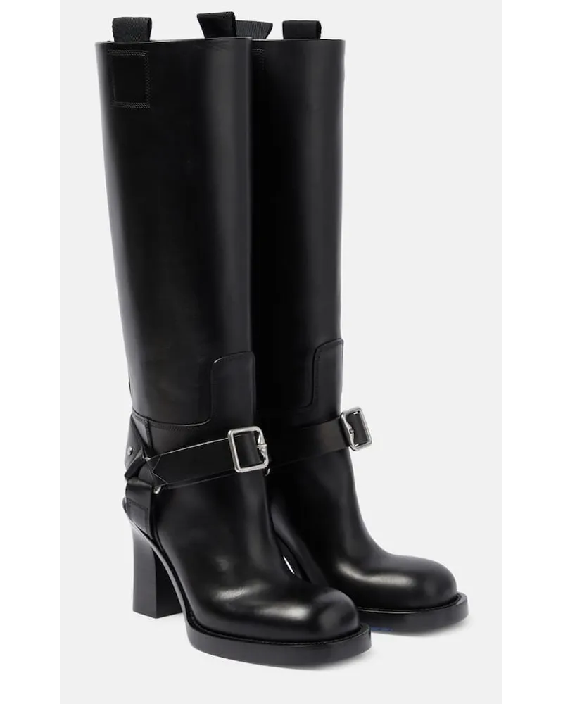Burberry Stivali in pelle Nero