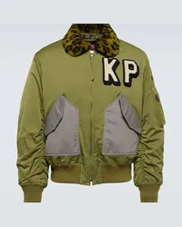 Kenzo Bomber con logo Verde