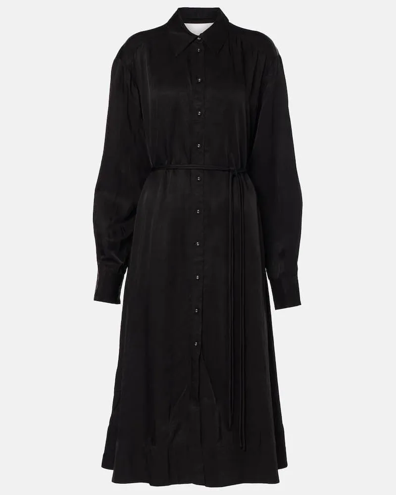 Proenza Schouler White Label - Abito chemisier Nelson in cotone Nero