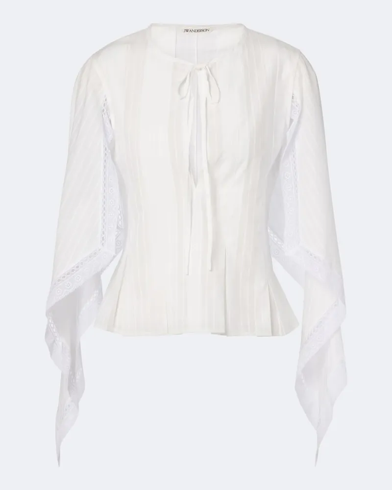 J.W.Anderson Top in cotone Bianco