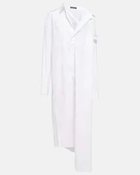 Ann Demeulemeester Abito chemisier Henrietta in cotone Bianco