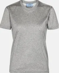 Prada T-shirt in cotone Grigio