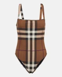 Burberry Costume intero Burberry Check Marrone